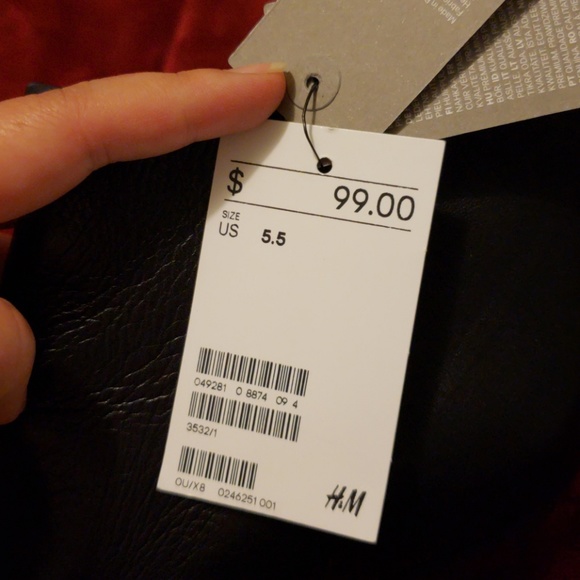 Brand new, with tags attached, black H&M booties - Picture 5 of 7